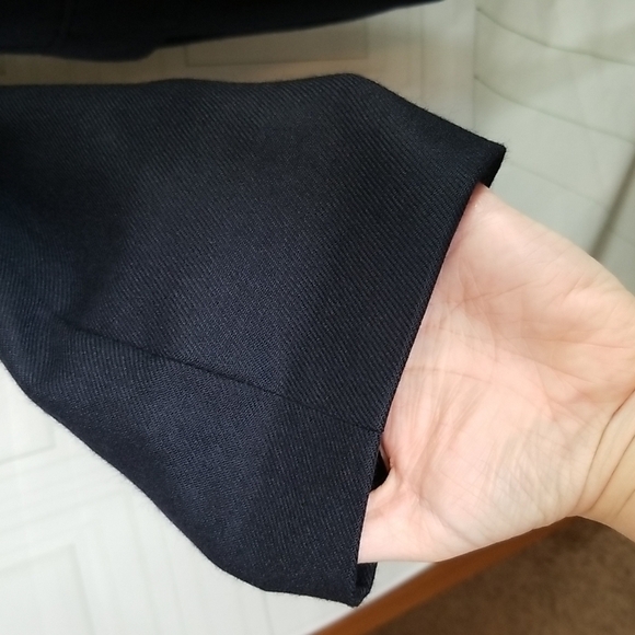 JOHN W. Nordstrom 44R Sport Coat Loro Pianna Italy 100% Cashmere Navy Two Button - Picture 8 of 17